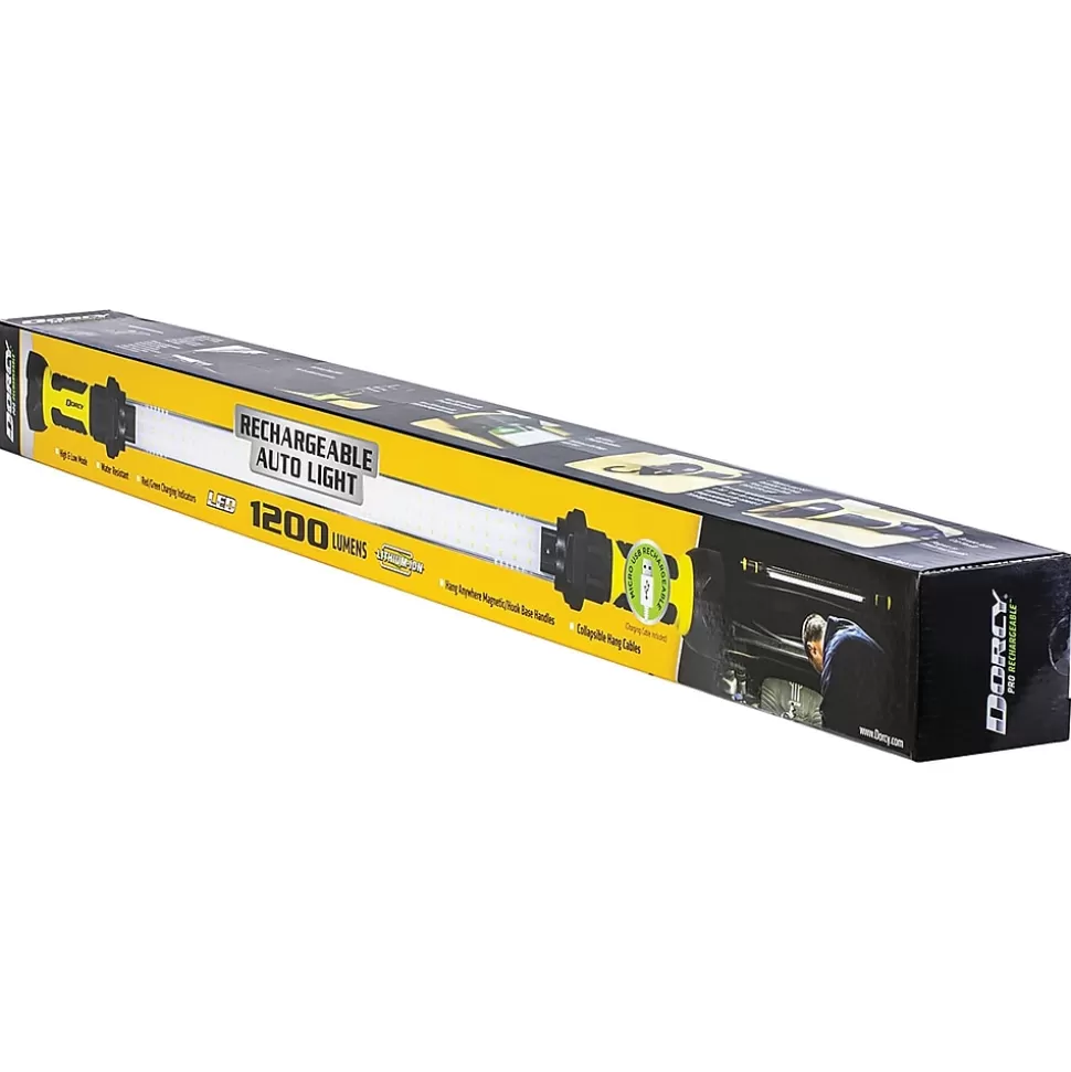 Dorcy 42" 1,200-Lumen COB LED Rechargeable Light Bar, Yellow (41-2639) Outlet