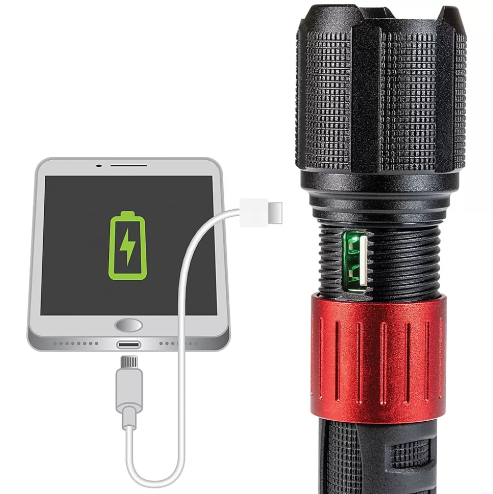 Dorcy 5.9" 1000-Lumen Instant Spot Flood Flashlight, Black (41-4358) Online