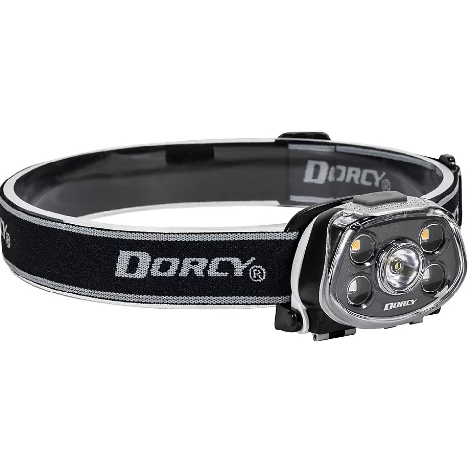 Dorcy Pro 11 in. LED 470-Lumen High CRI and UV Tilting Headlamp Flashlight, Gray (41-4320) Flash Sale