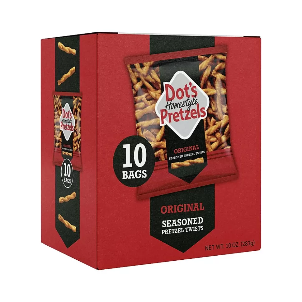 Dots Homestyle Original Twist Pretzels, 10 Bags/Box (MP0003) Sale