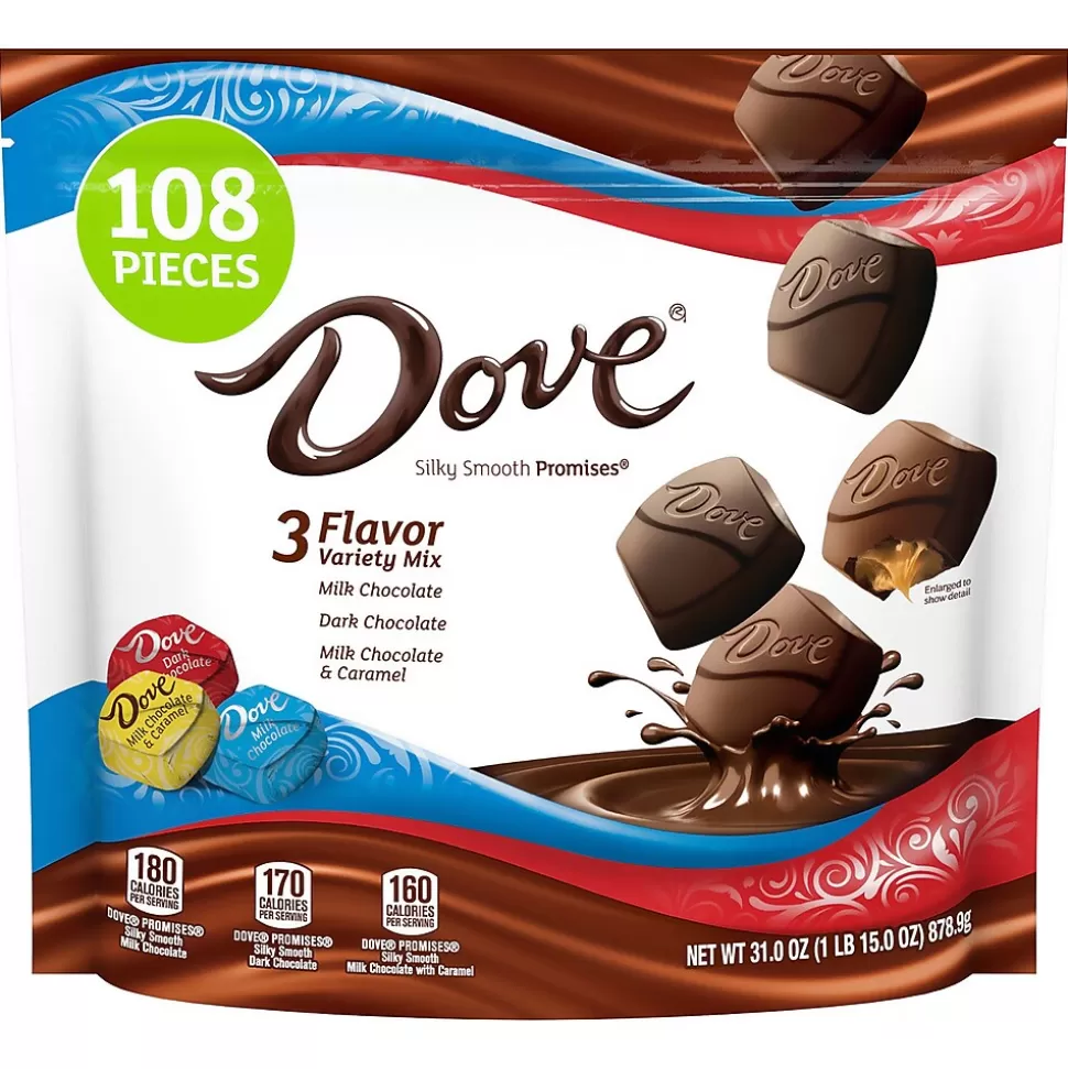 Dove Promises Variety Mix Assorted Flavors Assorted Chocolate Pieces, 31 oz. (220-02022) Best