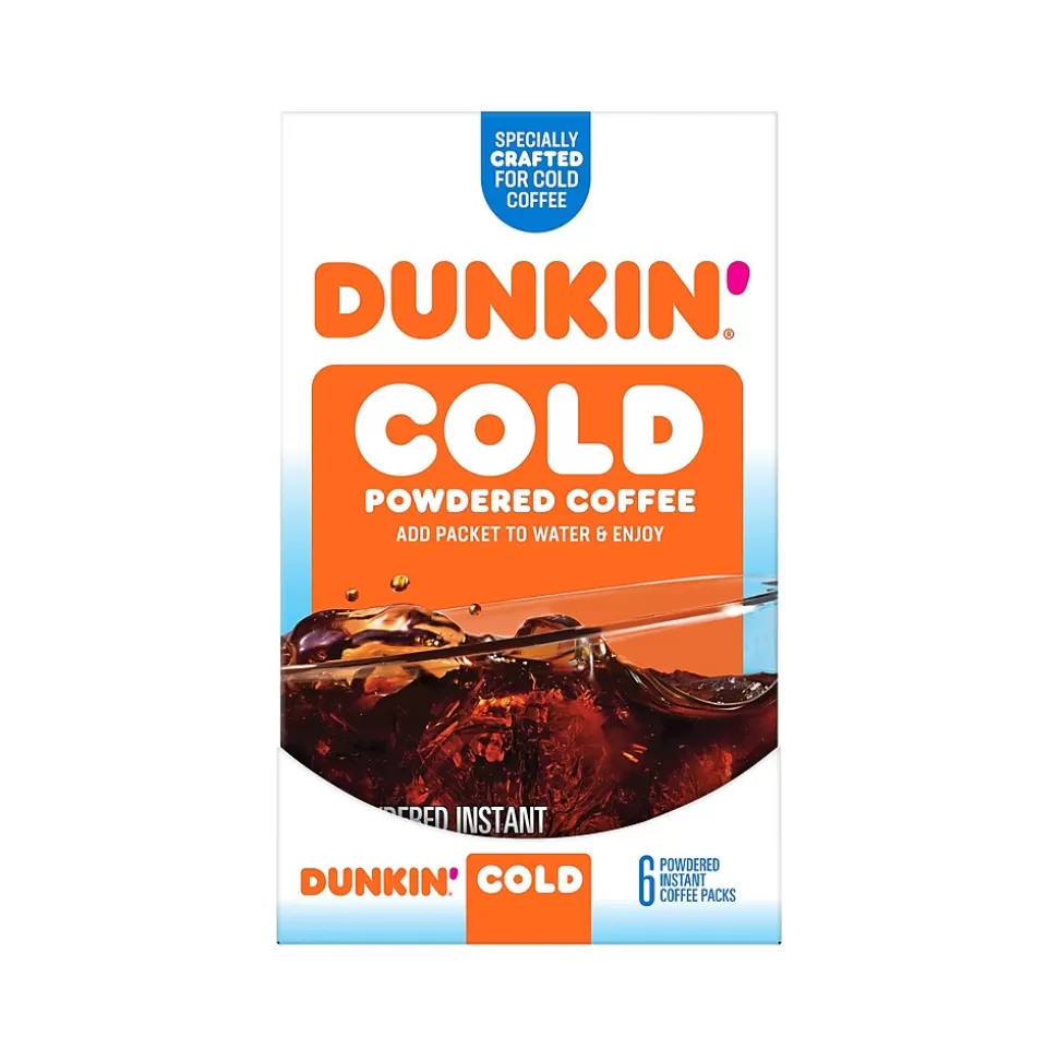 Dunkin' Cold Coffee Packet, 1.02 oz., 6/Box (8133401632) Cheap