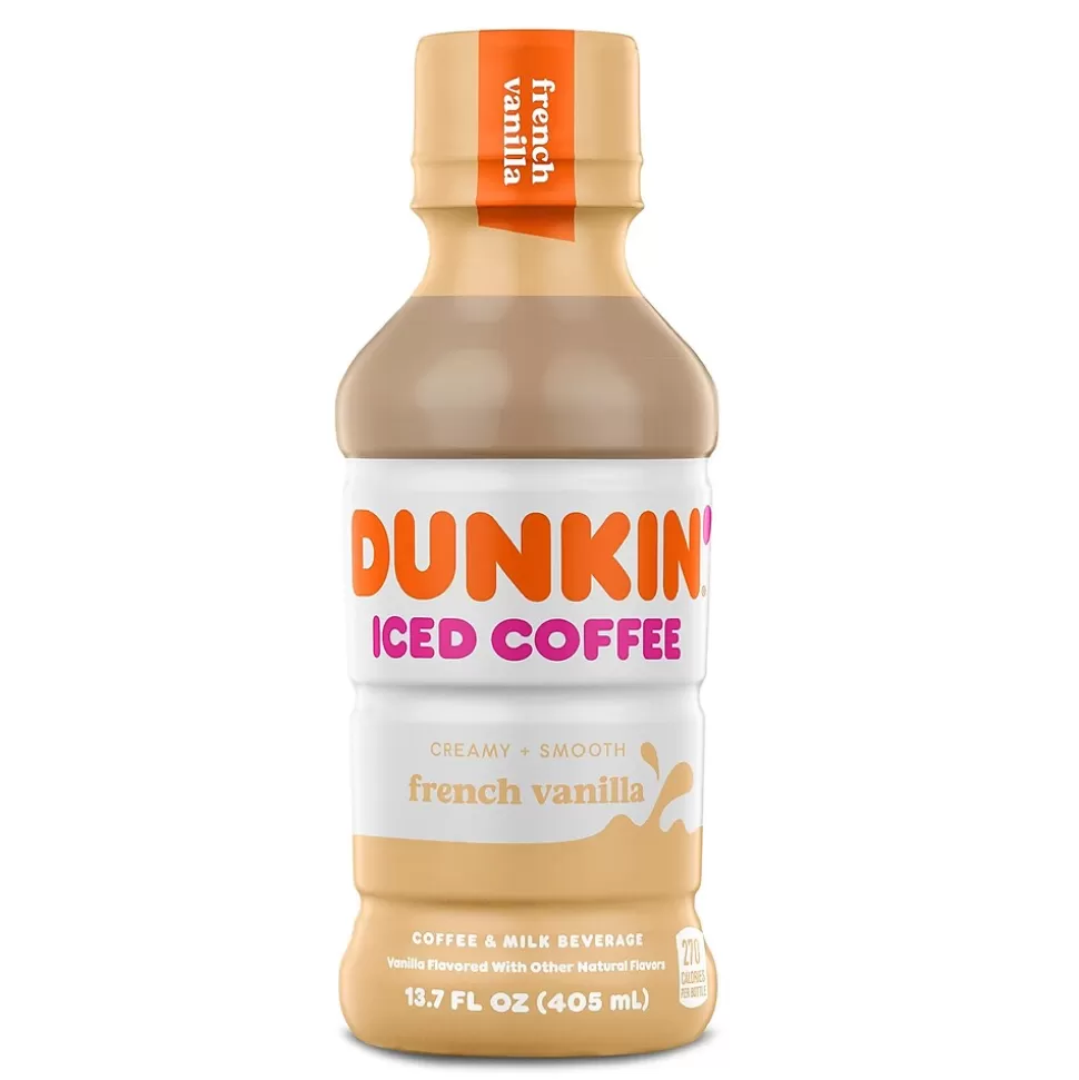 Dunkin' Donuts French Vanilla Iced Coffee, 13.7 oz., 12/Carton (04900007296) Best