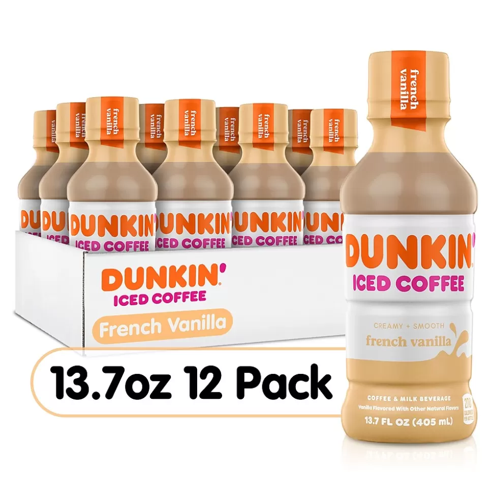 Dunkin' Donuts French Vanilla Iced Coffee, 13.7 oz., 12/Carton (04900007296) Best