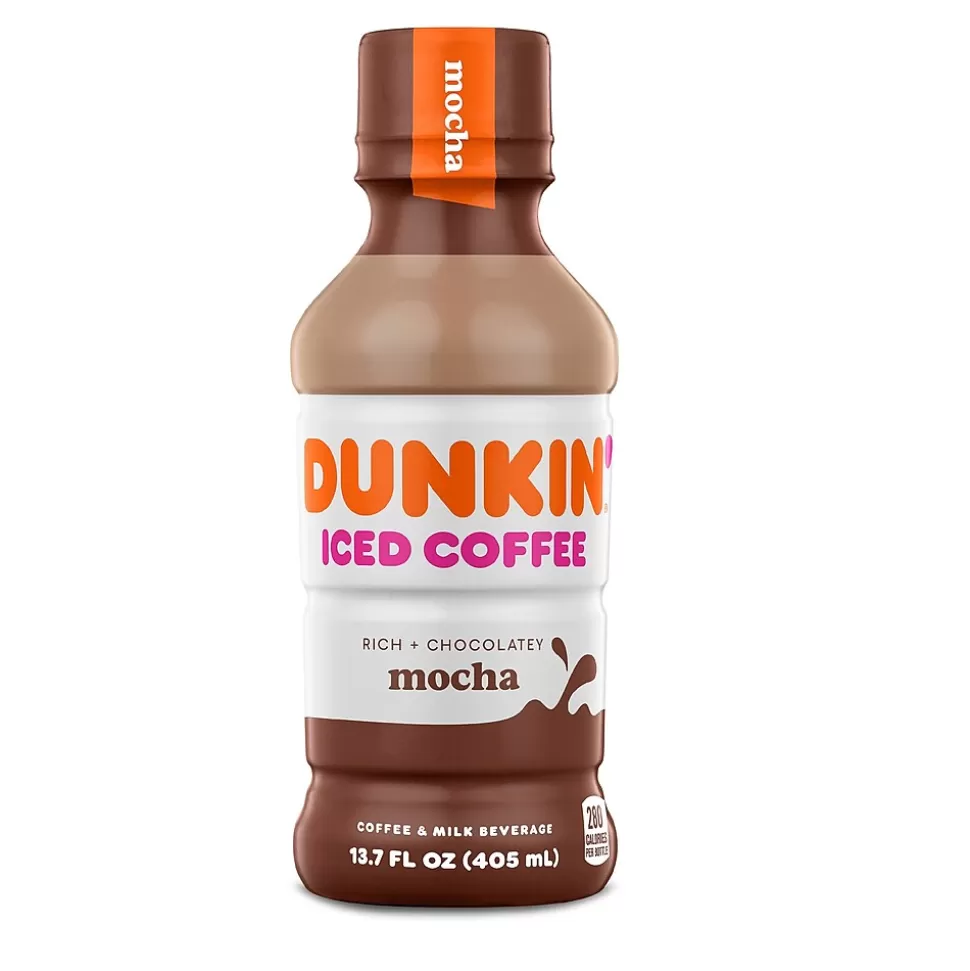 Dunkin' Donuts Iced Mocha Coffee, 13.7 oz., 12/Carton (049000072389) Fashion