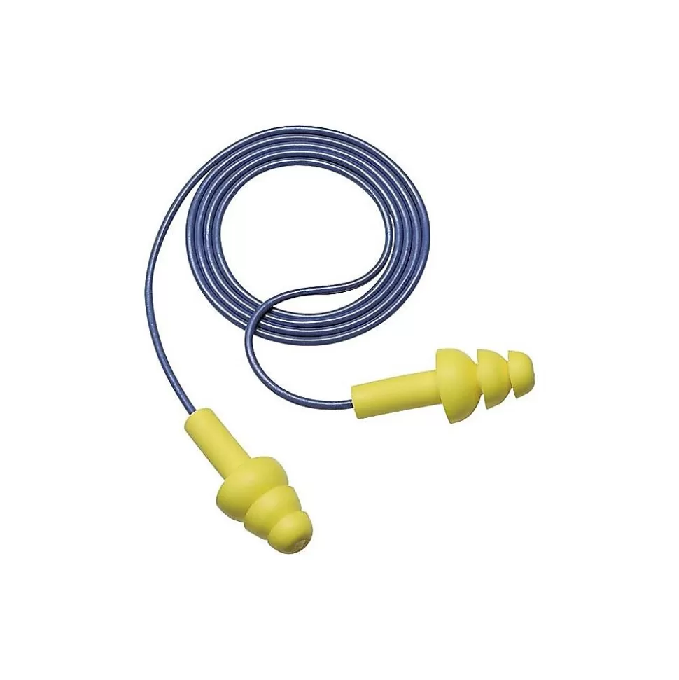 Peltor E-A-R UltraFit Corded Earplugs, Yellow, 100/Box (340-4004) Discount