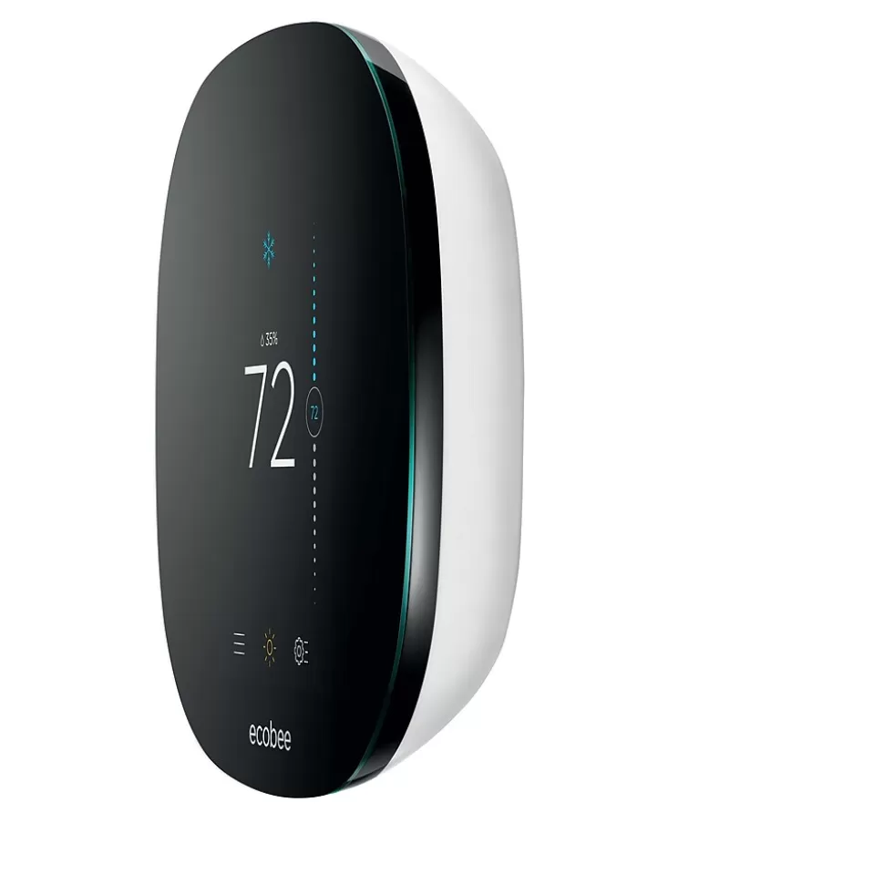 ecobee 3 Lite 2.0 WiFi Smart Thermostat, White/Black/Silver (EB-STATE3LT-02) Clearance