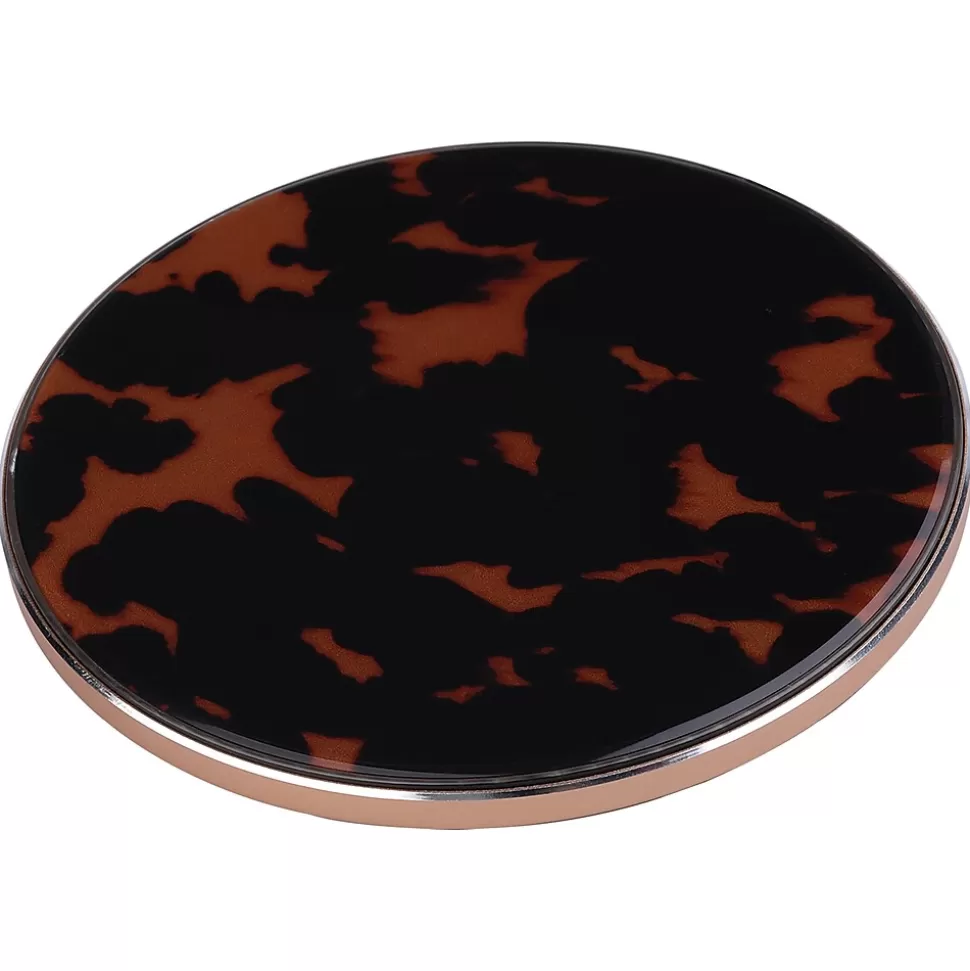 Ellie Los Angeles ELLIE ROSE Wireless Charging Pad, Tortoiseshell (WC-0038) Store