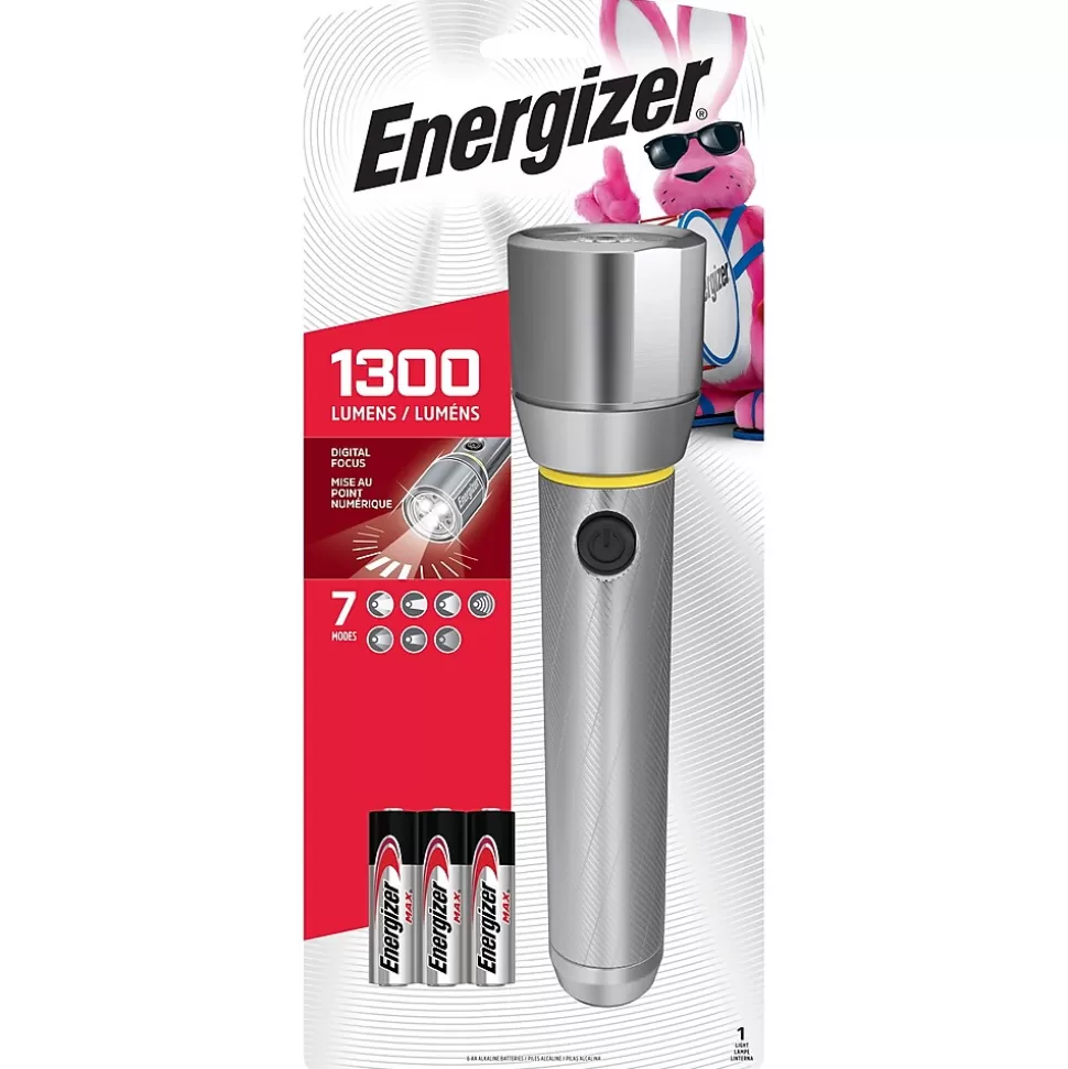 Energizer Vison HD Performance 8.8" Metal 1300 Lumens Flashlight (EPMZ61E) New