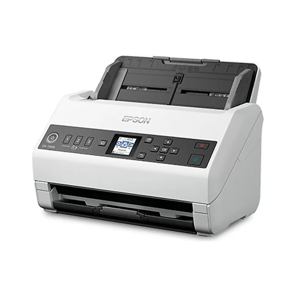 Epson DS-730N Duplex Document Scanner, White/Black (B11B259201) Sale