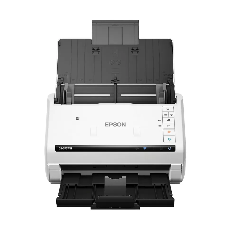 Epson DS-575W II Duplex Document Scanner, White/Black (B11B263202) Best