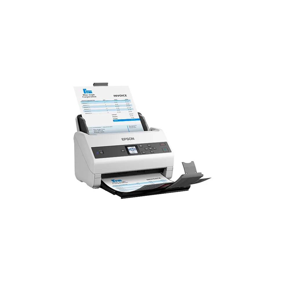 Epson WorkForce DS-970 Desktop Scanner, White/Black (B11B251201) New