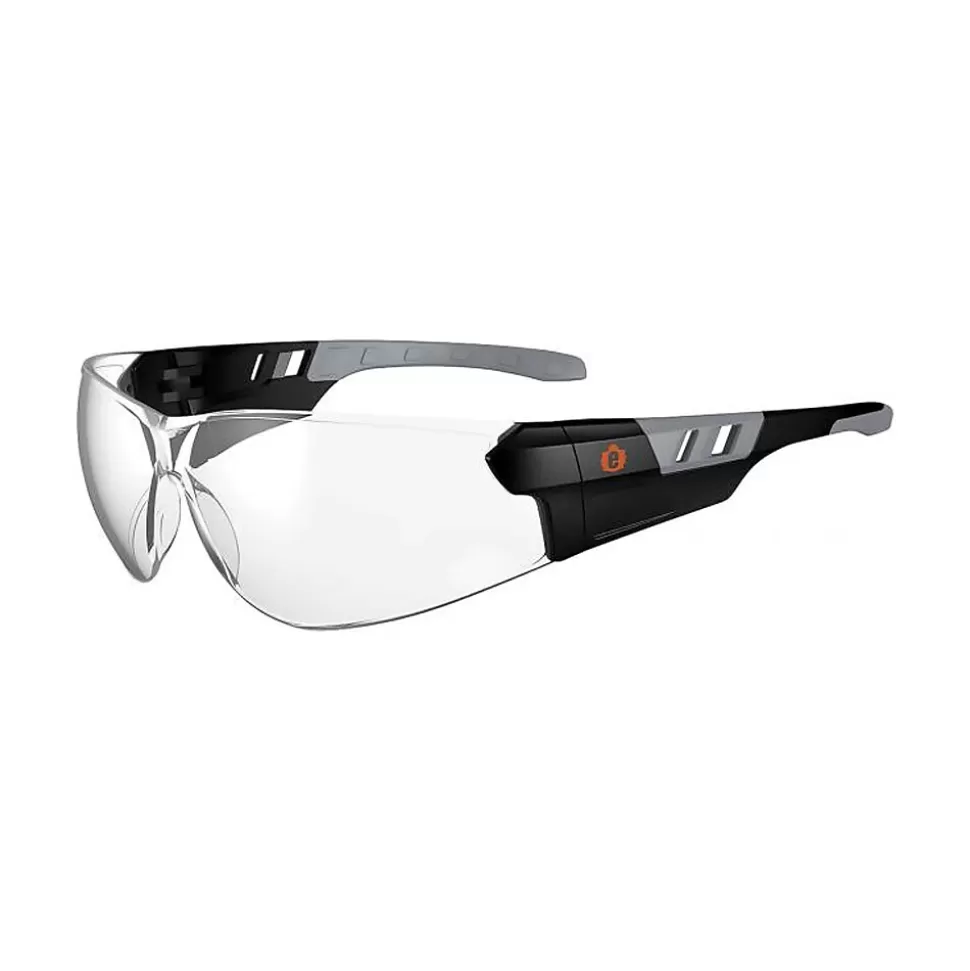 Ergodyne Skullerz SAGA Anti-Fog Safety Glasses, Frameless, Clear Lens (59103) Fashion