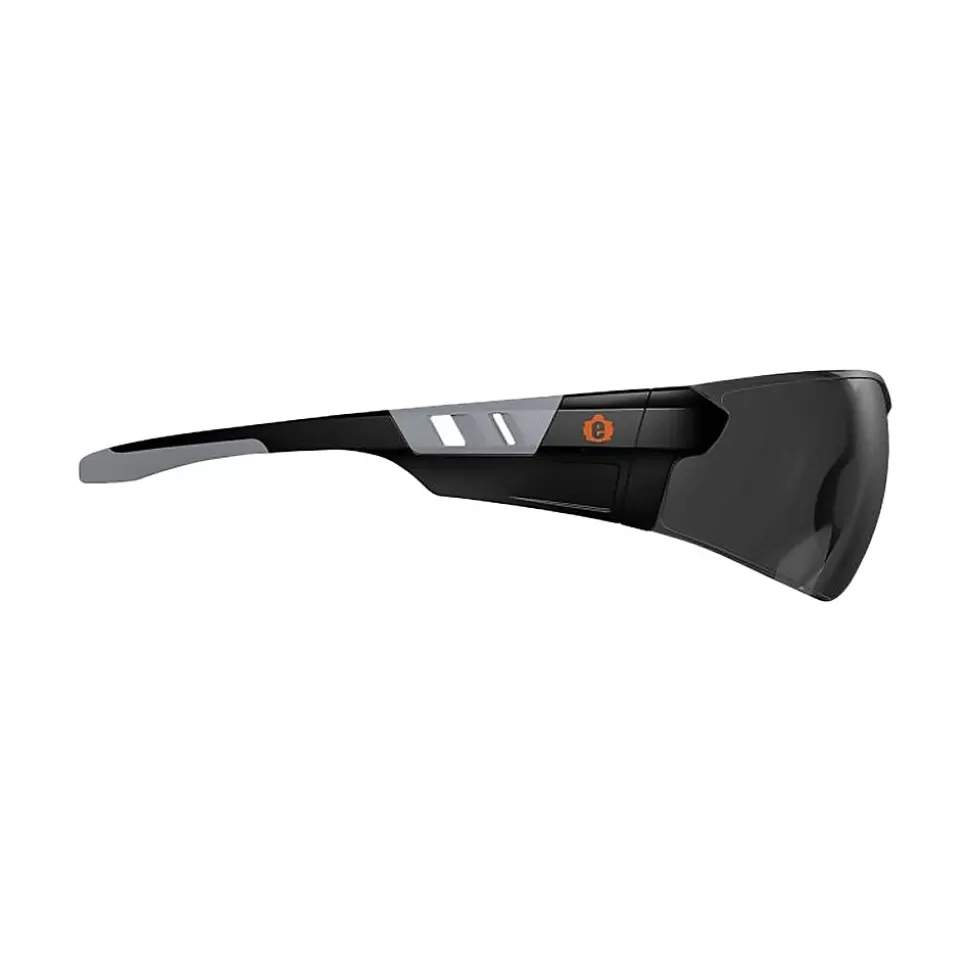 Ergodyne Skullerz SAGA Anti-Fog Safety Glasses, Frameless, Smoke Lens (59133) Best