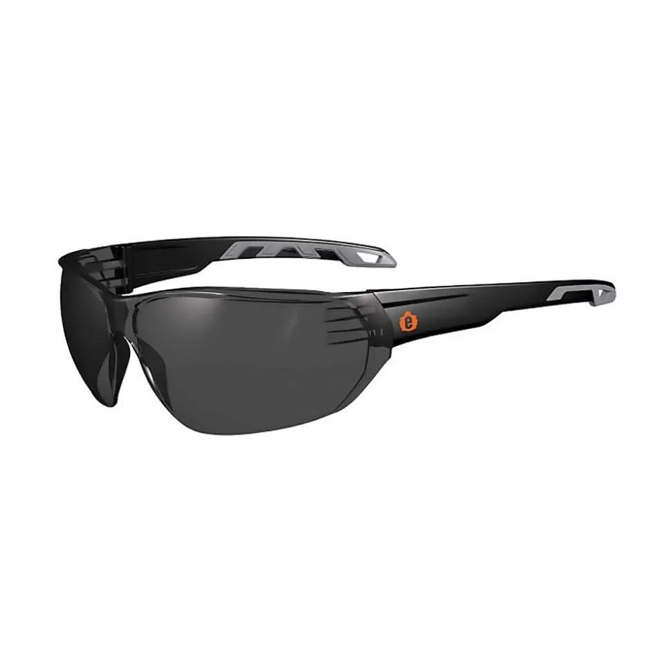 Ergodyne Skullerz VALI Safety Glasses, Frameless, Smoke Lens (59230) Outlet