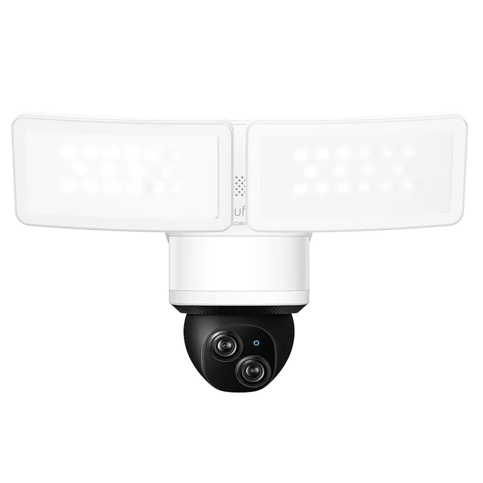 eufy Outdoor Wireless Floodlight Security Camera, White (T8425121) New