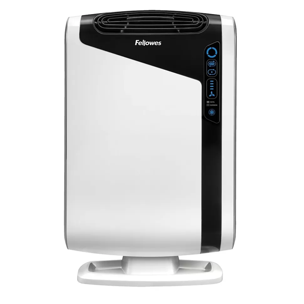 Fellowes AeraMax DX95 True HEPA Console Air Purifier, White (9320801) Hot