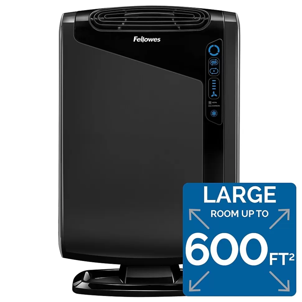 Fellowes AeraMax,True HEPA Console Air Purifier, Black (9286201/AEAAMAX) Outlet