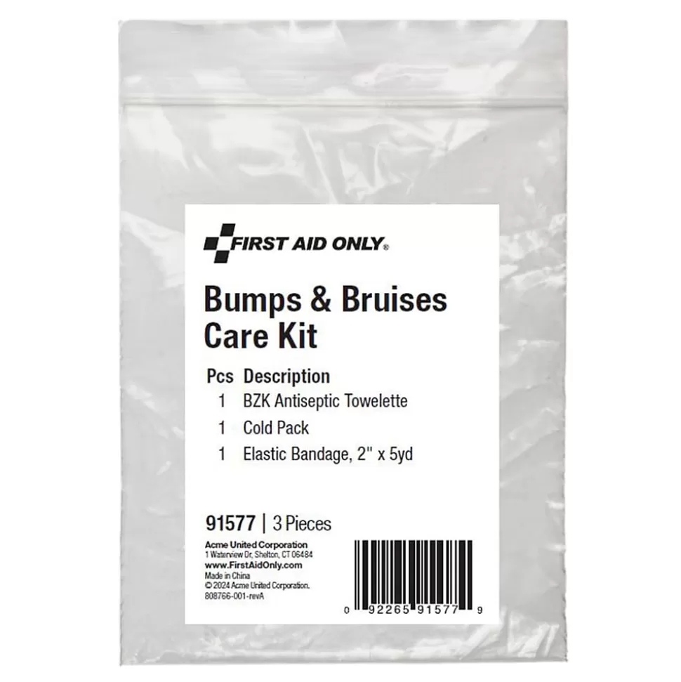 First Aid Only Bumps and Bruises Care Kit,3 Pieces, 25 Packs/Carton (91577) Best