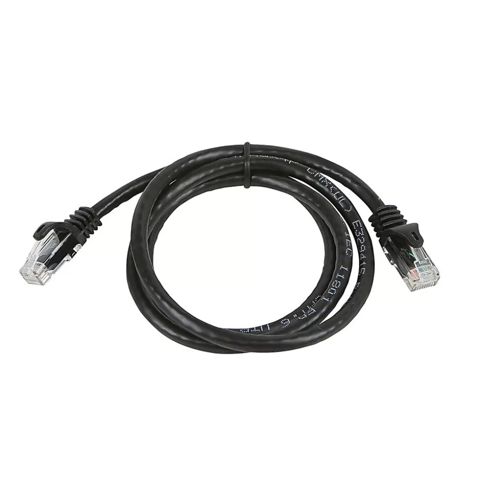 Monoprice FLEXboot Series Cat5e 24AWG UTP Ethernet Network Patch Cable, 3ft Black Sale