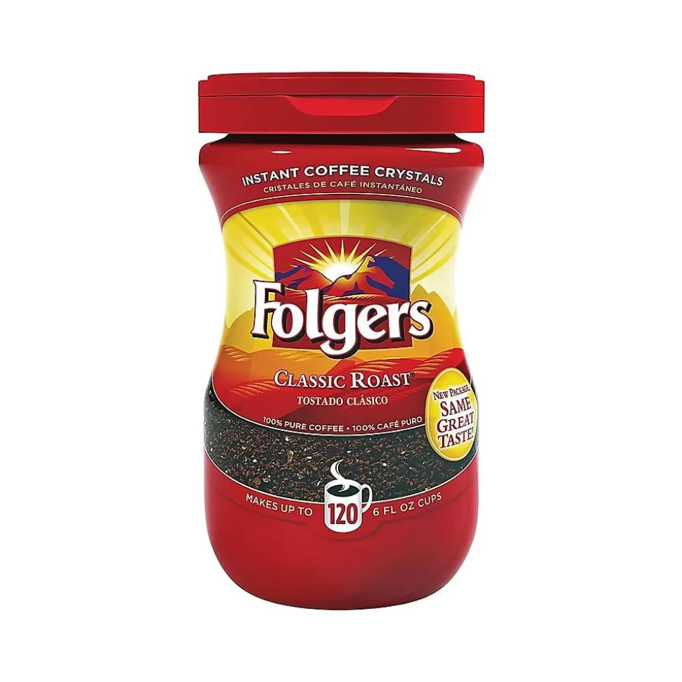 Folgers Classic Roast Instant Coffee, Medium Roast (SMU20629) Sale