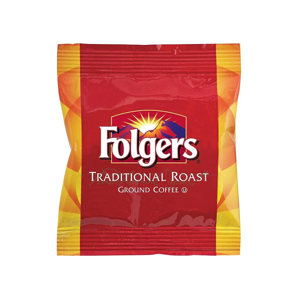 Folgers Traditional Roast Ground Coffee, Medium Roast, 42/Carton (SMU63006) Online