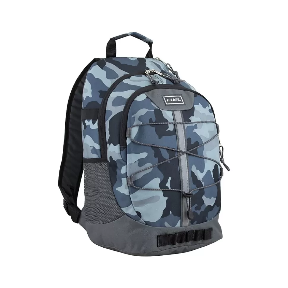 FUEL Terra Sport Bungee Backpack, Midnight Camo (117870ST-MNC) Store