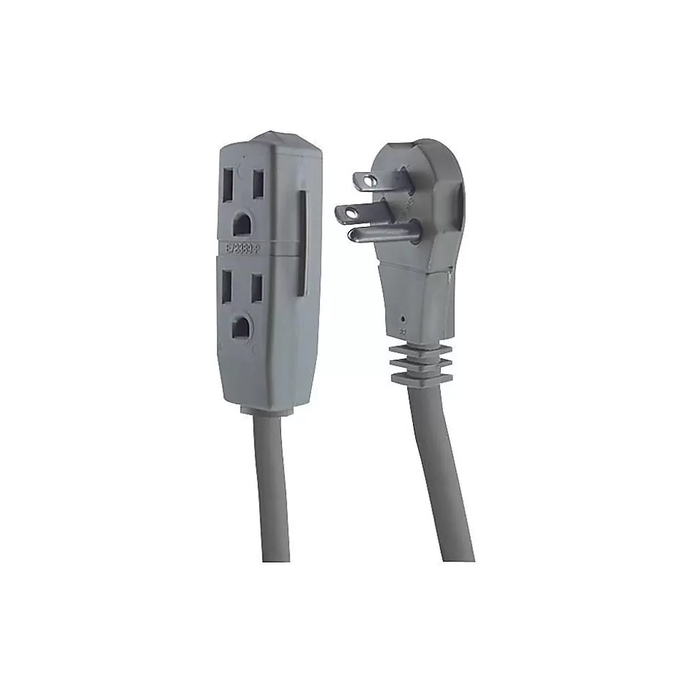 GE 3 Outlet Power Strip, Gray (50552/43027) Discount