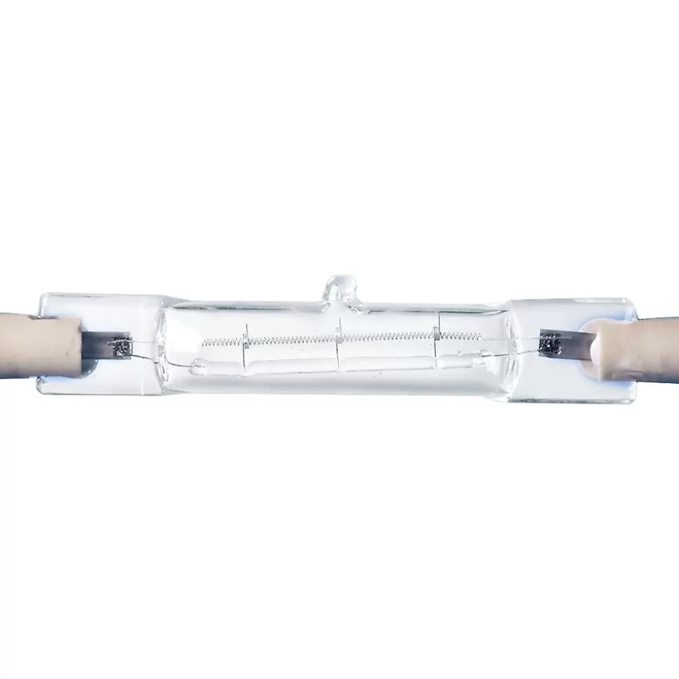 GE 100 Watt Clear T-3 Double Ended Halon (22489/22486) Shop