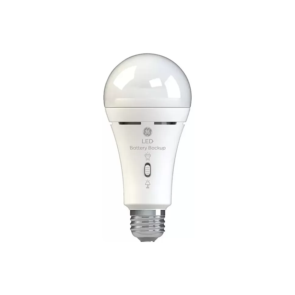 GE 8 Watt Soft White Battery Backup Bulb (93099986) Flash Sale