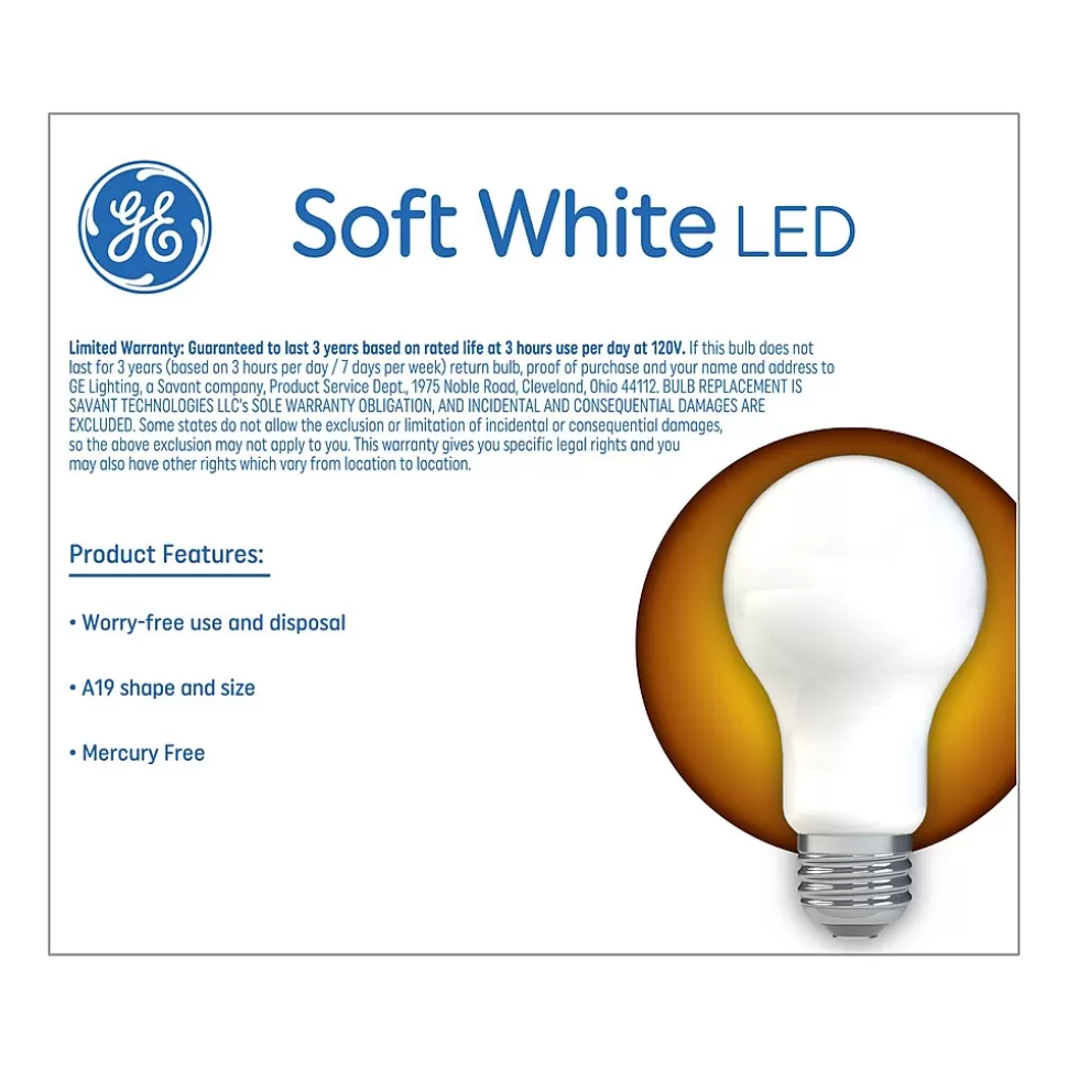 GE 9 Watt Soft White LED neral-Purpose Bulb, 2/Pack (93109032) Shop