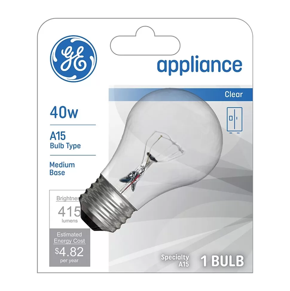 GE Lighting 40 Watts Clear Incandescent Bulb (15206) Fashion