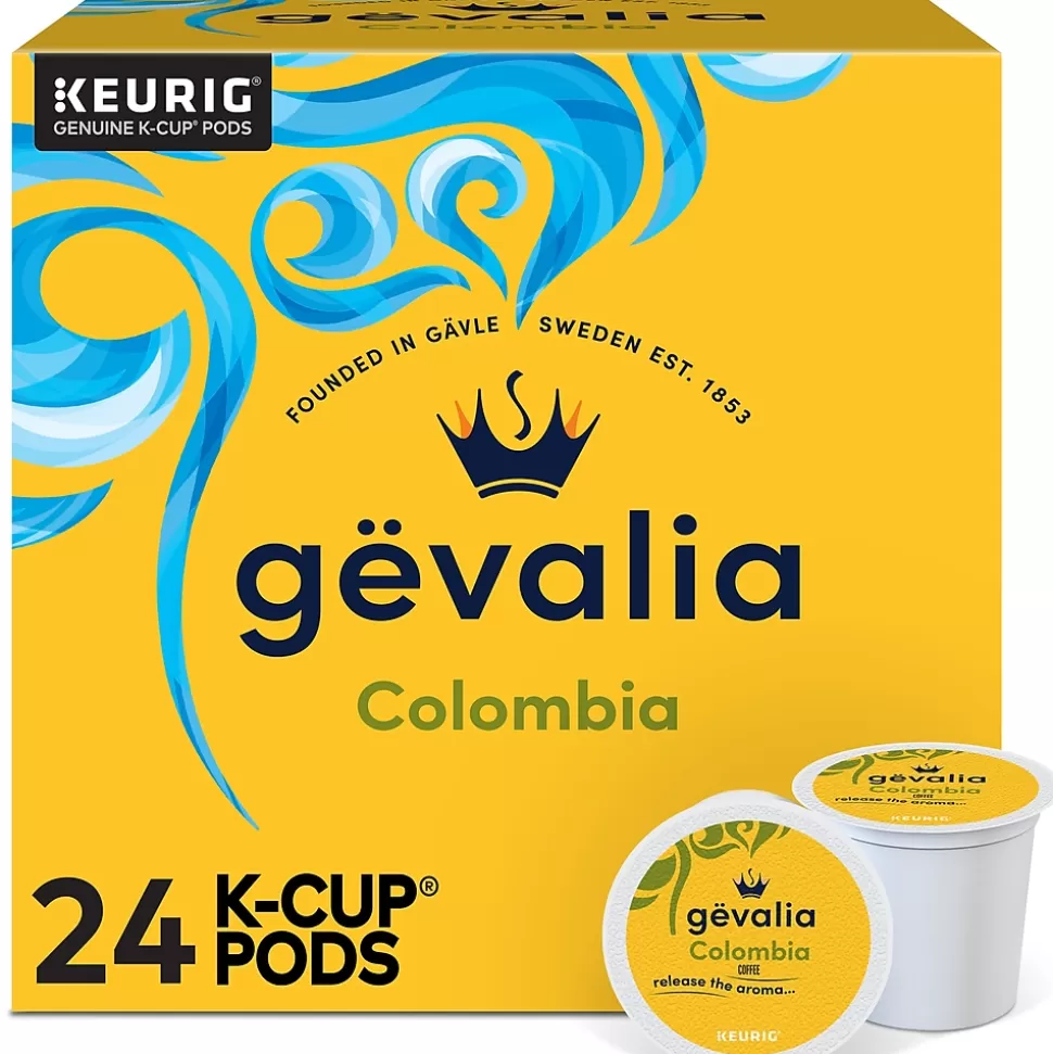 Gevalia Colombian Coffee Keurig® K-Cup® Pods, Medium Roast, 24/Box (5304) Outlet