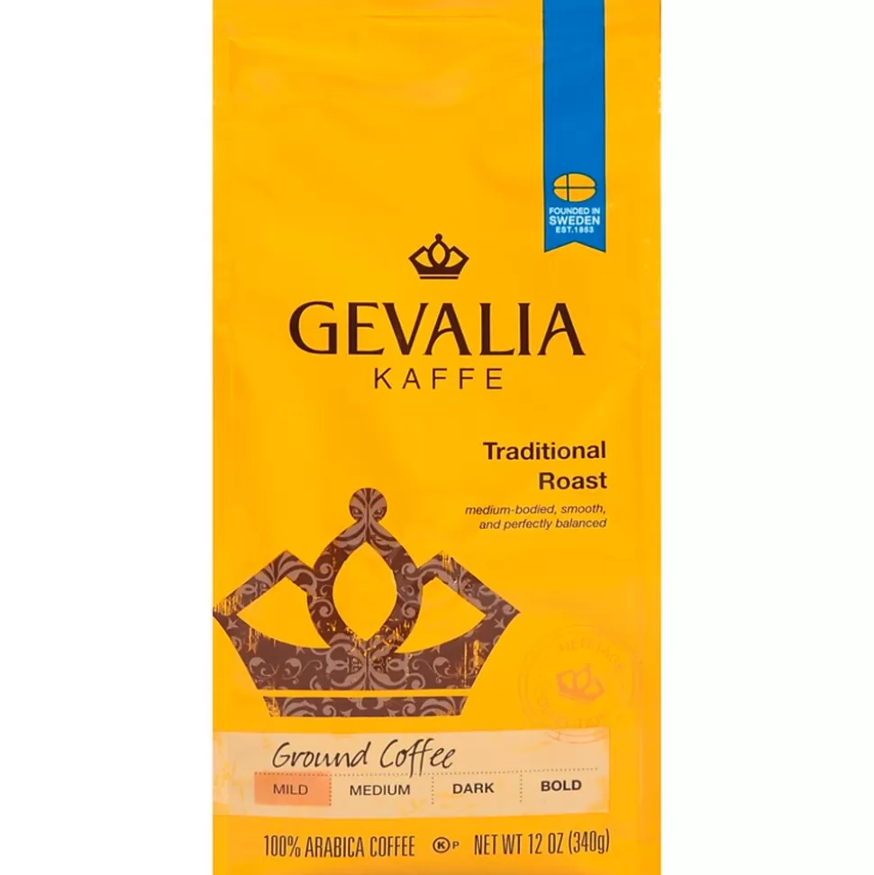 Gevalia Traditional Blend Ground Coffee, 12 oz. Bag (GEN04351) Flash Sale