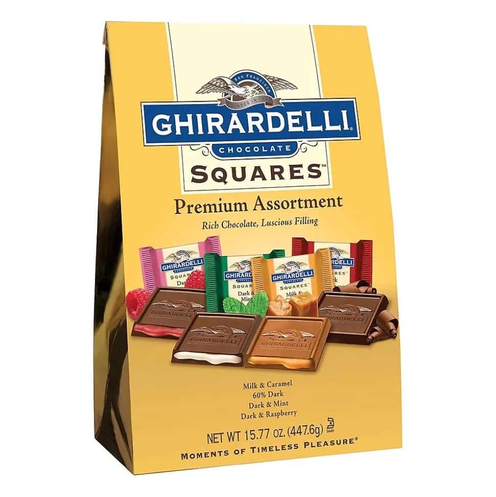 Ghirardelli Squares Premium Assortment Chocolate Candy Bar, 15.77 oz. (300-01036) Store