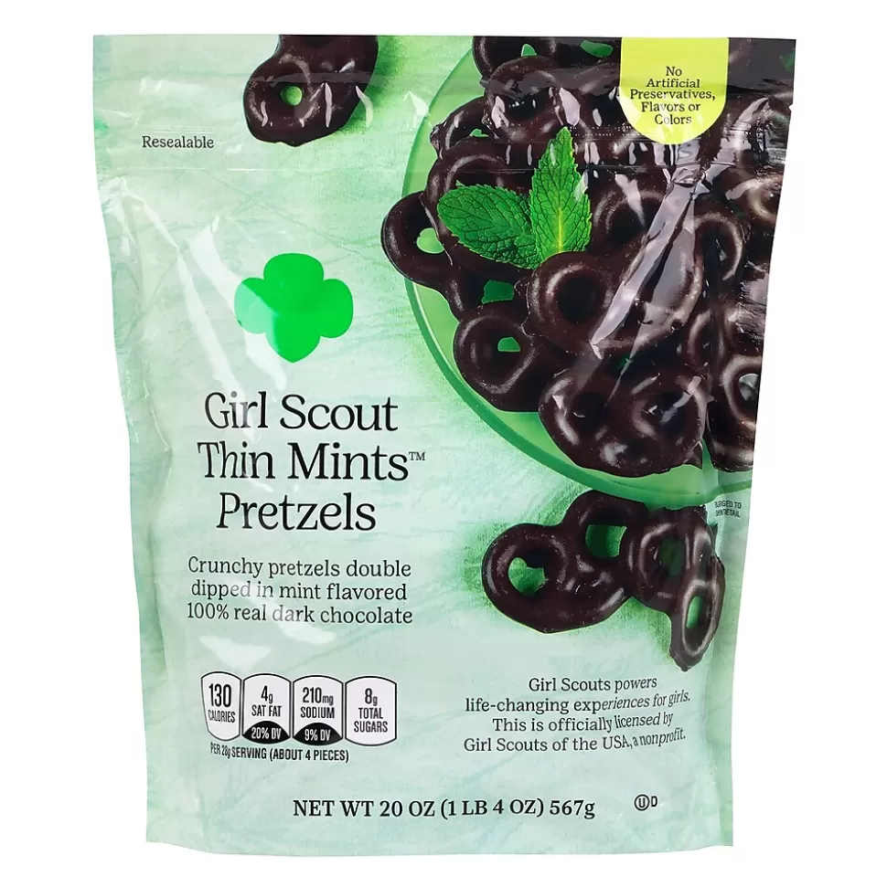 Girl Scouts Thin Mints Pretzels, 20 oz (220-02340) Clearance