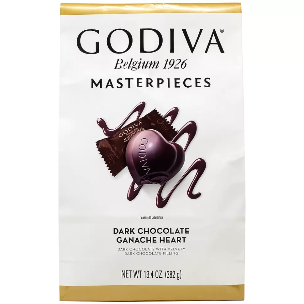 Godiva Masterpieces Ganache Heart Dark Chocolate Pieces, 13.4 oz. (220-01995) Online