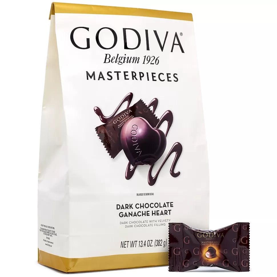 Godiva Masterpieces Ganache Heart Dark Chocolate Pieces, 13.4 oz. (220-01995) Online