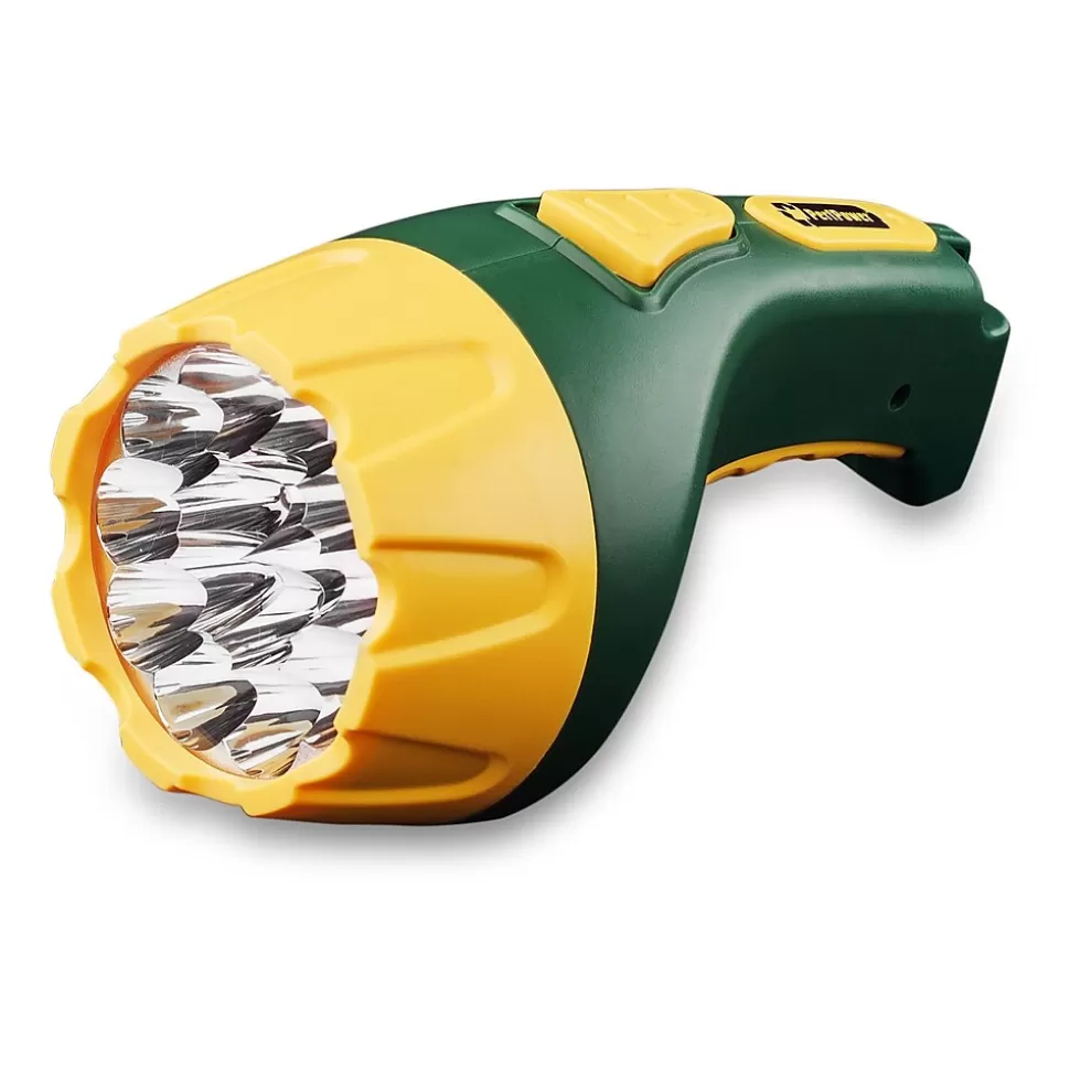 GoGreen Power 15 LED Rechargeable Flashlight, Green (GG-113-15RC) Sale