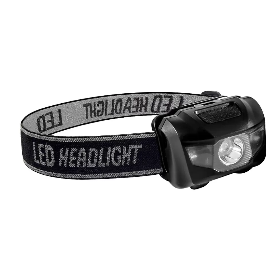 GoGreen Power 3W LED Head Light with Strobe, Black (GG-113-3HLBK) Clearance