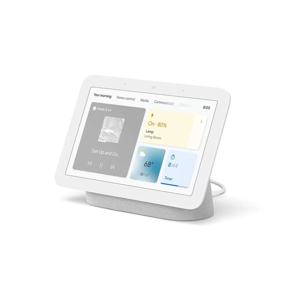 Google Nest Hub 2nd Generation 7" Smart Display, White (GA01331-US) Cheap