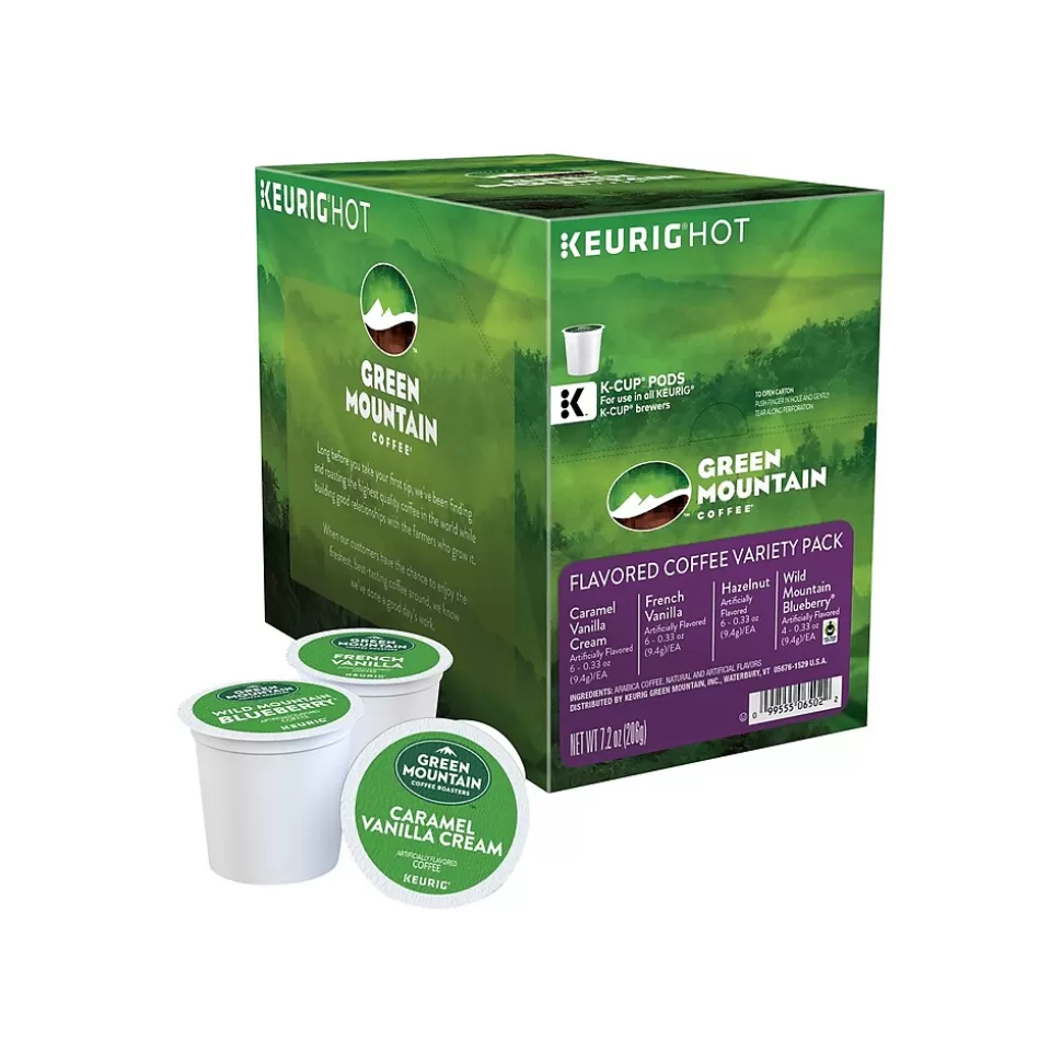 Green Mountain Variety Pack Coffee Keurig® K-Cup® Pods, Light Roast, 96/Carton (GMT6502CT) Flash Sale