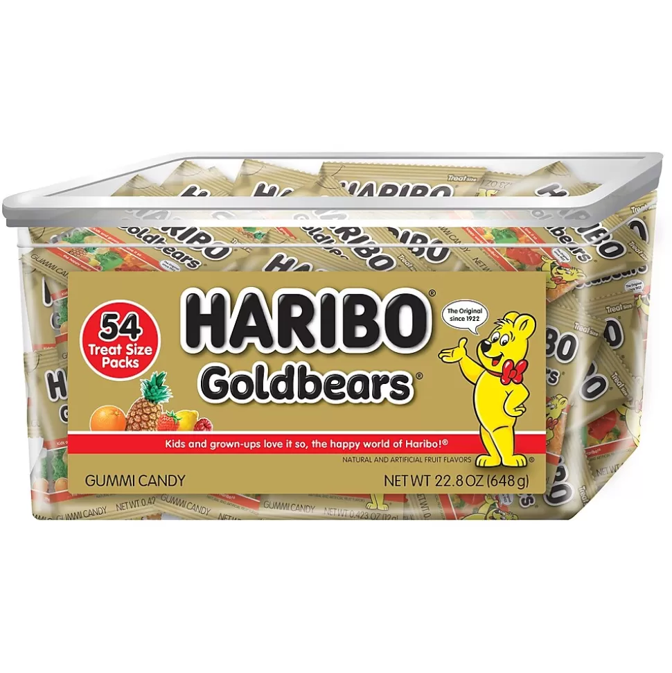 Haribo Gold-Bears Gummi Fruit, 0.4 oz, 54/Carton (209-00181) Cheap