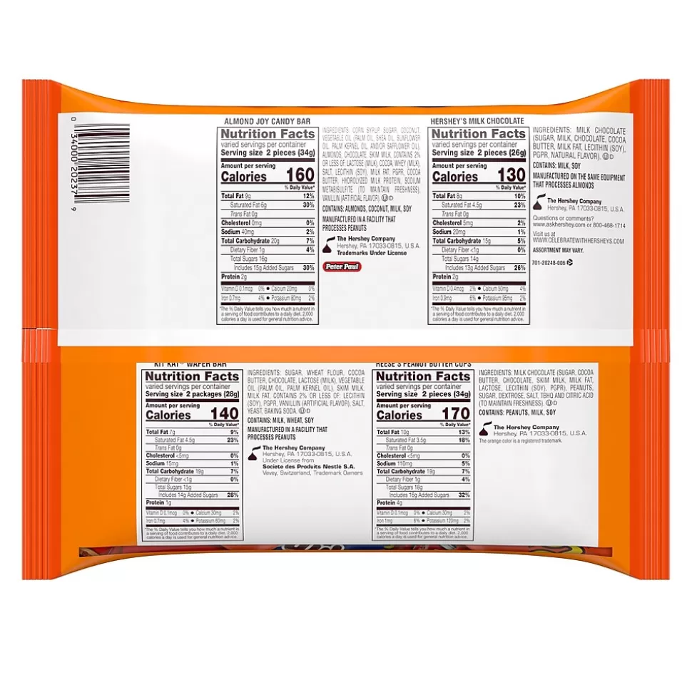 Hershey's Hershey All Time Greats Chocolate Assortment Snack SIze Candy, 15.92 oz, Variety Bag, 30 Pieces (600-B0004) Store