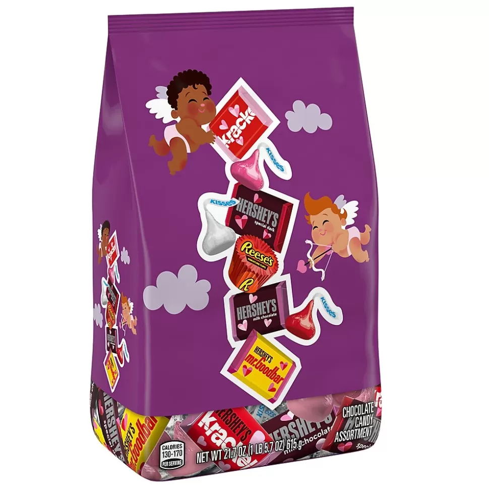 Hershey's and REESE'S Assorted Chocolate Valentine's Candy Bag, 21.7 oz (HEC94591) Shop