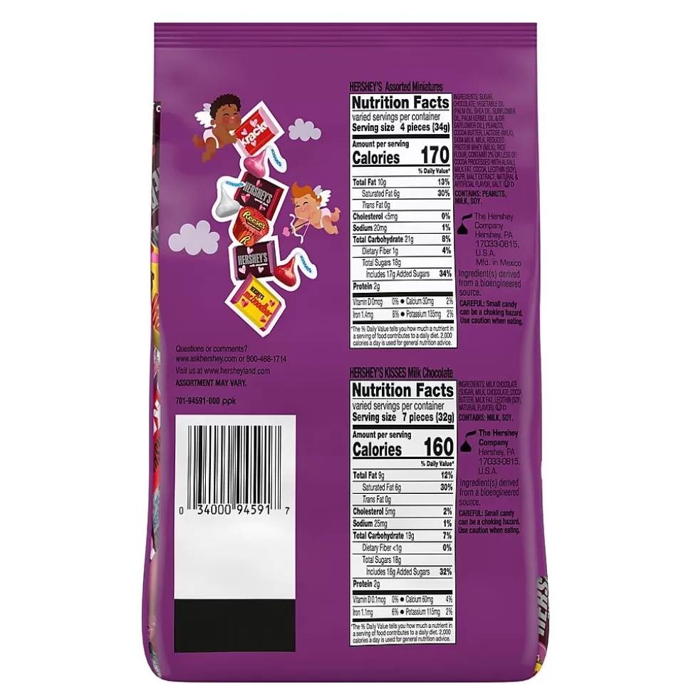 Hershey's and REESE'S Assorted Chocolate Valentine's Candy Bag, 21.7 oz (HEC94591) Shop