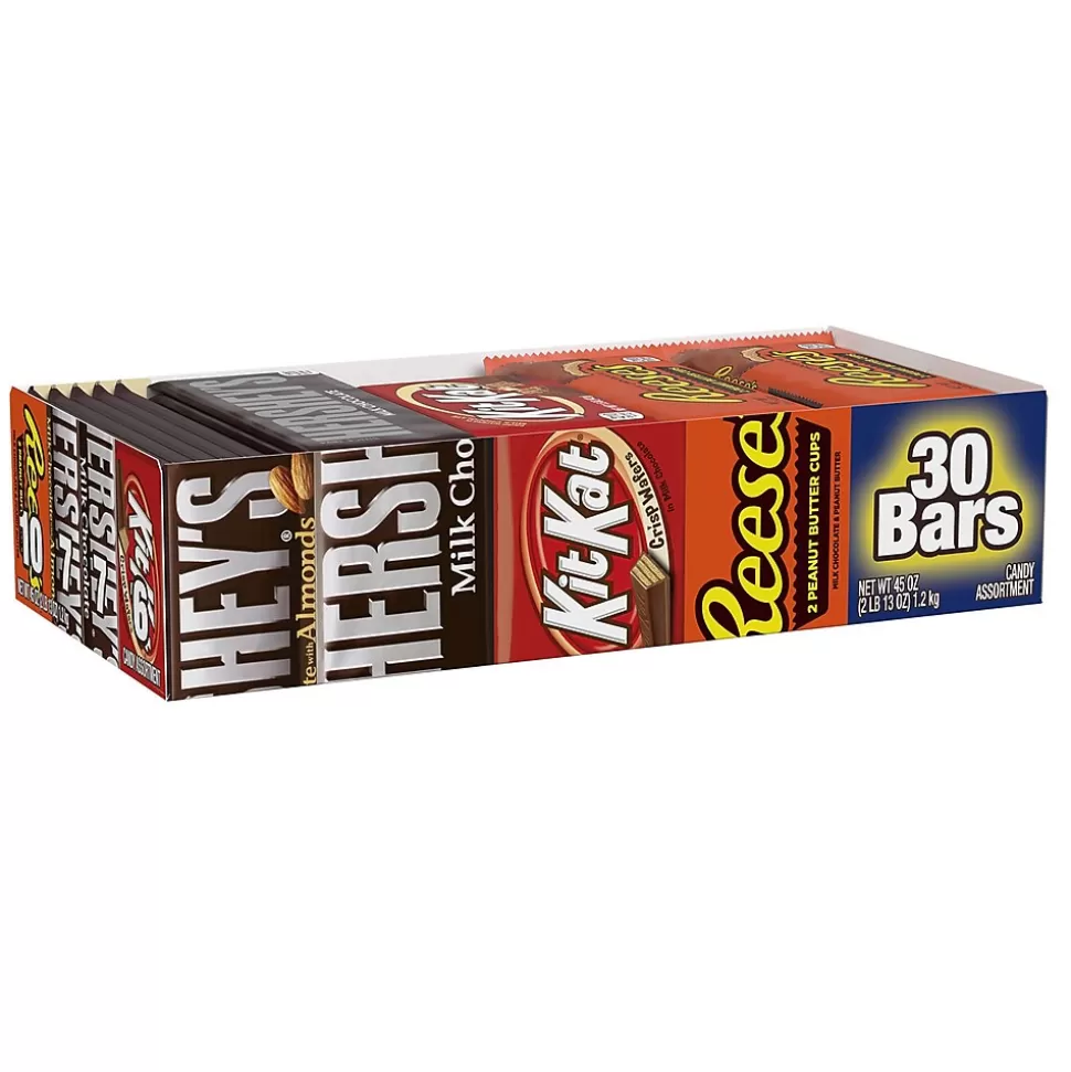 Hershey's , KIT KAT and REESE'S Assorted Milk Chocolate Candy Bars, 45 oz. (HEC20650) Store