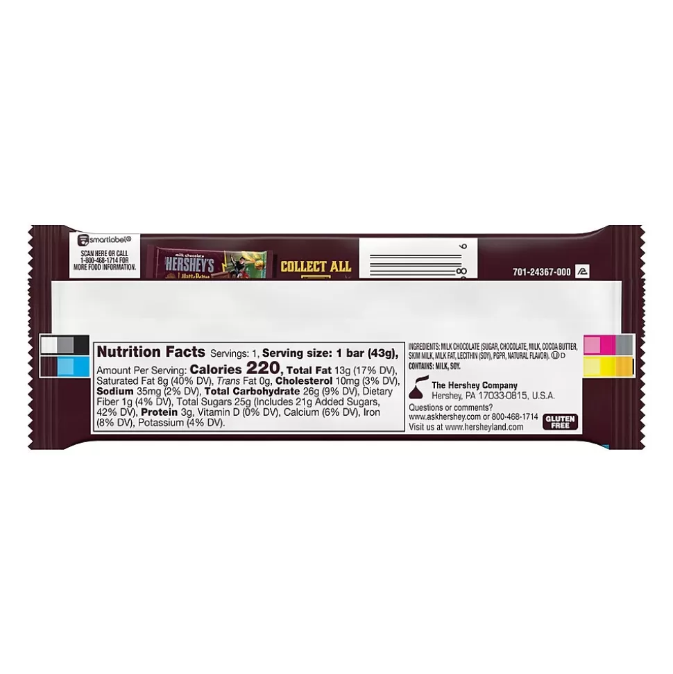 Hershey's Milk Chocolate Harry Potter Halloween Candy Bar, 1.55 oz. (HEC24367) Hot
