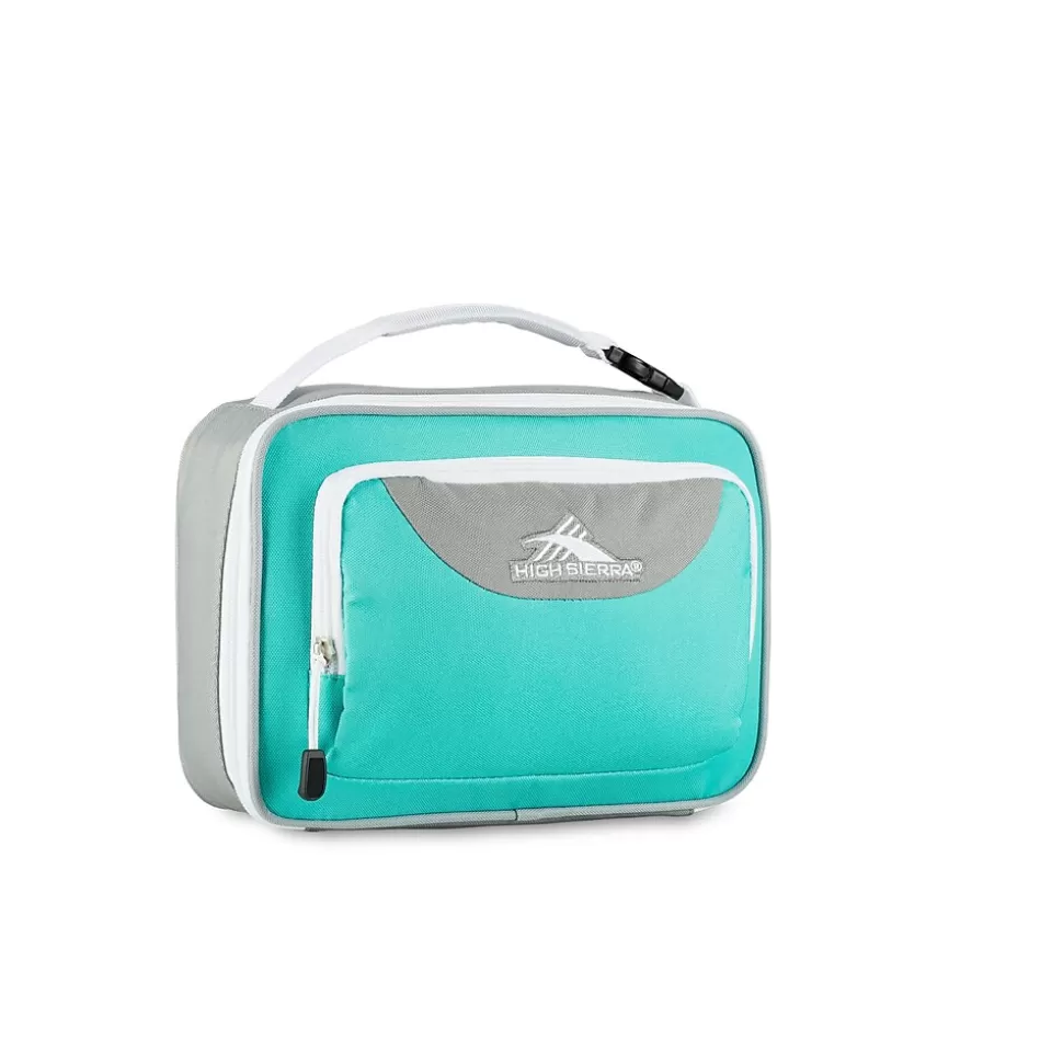 High Sierra Single Compartment Lunch Bag, Aquamarine/Ash Grey/White (74715-0784) Discount