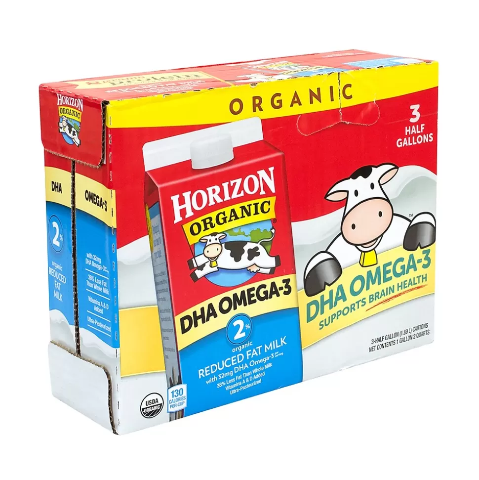 Horizon Organic 2% Milk, 64 Fl. Oz., 3/Pack (902-00055) Clearance